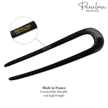 Load image into Gallery viewer, Set of 2 French Hair Pins: Black