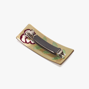 Pansy French Barrette