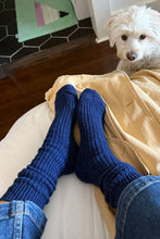 Load image into Gallery viewer, Cottage Socks: Navy