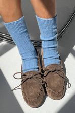 Load image into Gallery viewer, Classic Cashmere Socks: Bluebell