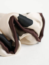 Load image into Gallery viewer, "Spot Chic" Oversized Silk Scrunchie - Cow Print