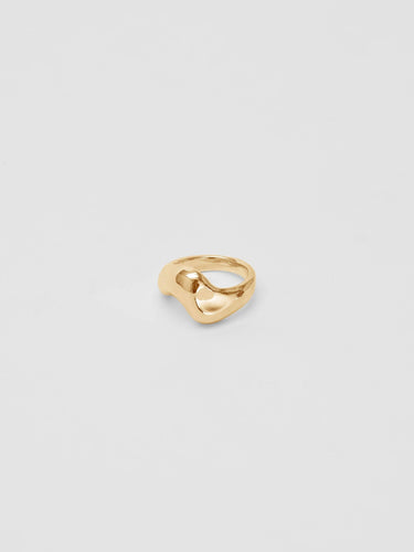 Bean Ring in Gold