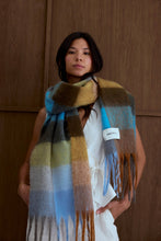 Load image into Gallery viewer, The Reykjavik Scarf - 100% Recycled - Blue/Orange