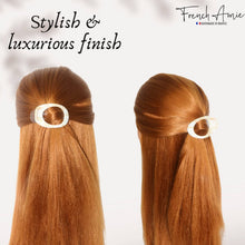 Load image into Gallery viewer, French Oval Small Side-in Hair Claw: Tokyo