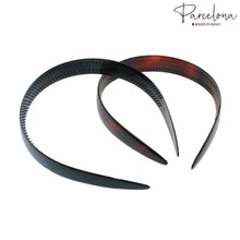 Load image into Gallery viewer, French Wide Headbands (2 Pcs): Tort + Black