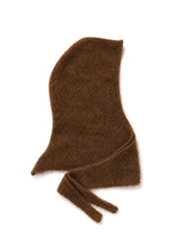 Load image into Gallery viewer, The Alpaca Hooded Scarf - Dark Coffee - FW26