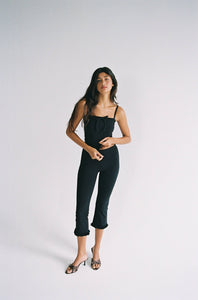 Ruffle Capri - Onyx