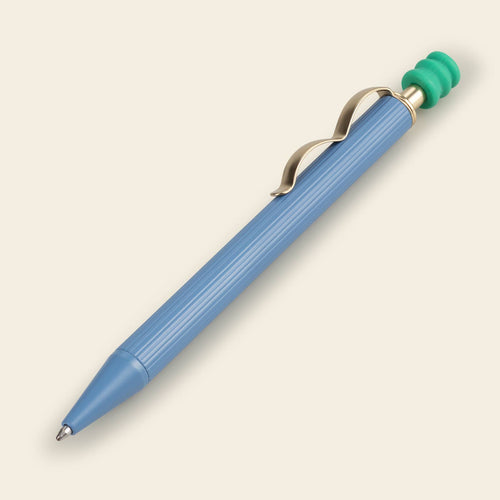 Curve Ballpoint Pen: Blue