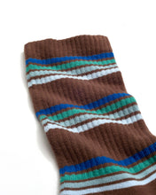 Load image into Gallery viewer, Pete Davidson High Sock: Victory Brown