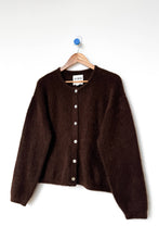 Load image into Gallery viewer, Leila Mohair Cardigan - Cocoa Bean
