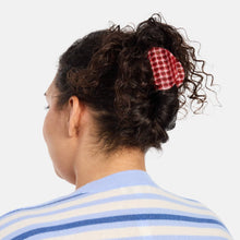Load image into Gallery viewer, Juno Claw in Red Plaid