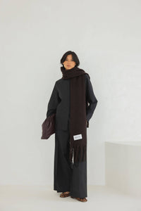 The Reykjavik Scarf - 100% Recycled - Ground Coffee - FW25