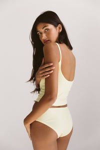Scoop Back Cami: Butter