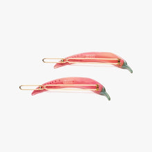 Load image into Gallery viewer, Thai Chili Pepper Barrette Set