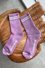 Load image into Gallery viewer, Boyfriend Socks: Grape
