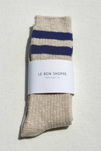 Load image into Gallery viewer, Cottage Varsity Socks: Oatmeal Varsity