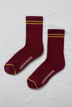 Load image into Gallery viewer, Boyfriend Socks: Cardinal