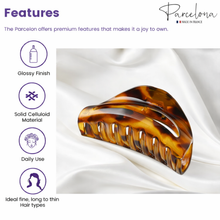 Load image into Gallery viewer, French Small Hair Claw: Tortoise Shell