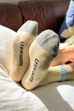Load image into Gallery viewer, Color Block Girlfriend Socks (wholesale): Black Grey