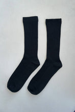 Load image into Gallery viewer, Trouser Socks: Black