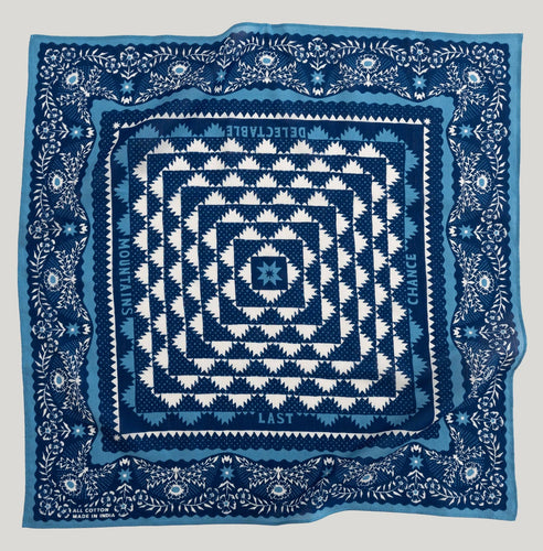 Cotton Mountains Bandana | Navy