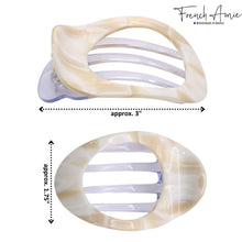 Load image into Gallery viewer, French Oval Small Side-in Hair Claw: Tokyo