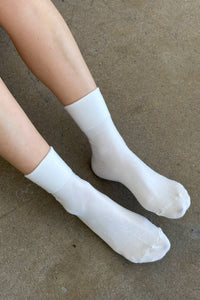 Sneaker Socks: Classic White