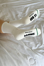 Load image into Gallery viewer, Hugger Socks: White/Black