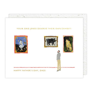 Dad at the Museum - Father's Day Card