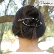 Load image into Gallery viewer, French Large Slide-In Hair Claw: Tortoise Shell
