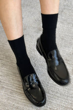 Load image into Gallery viewer, Sneaker Socks: True Black