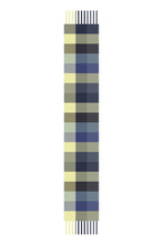 Load image into Gallery viewer, The Reykjavik Scarf - 100% Recycled - Blue Yellow - FW25