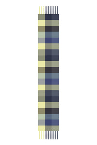 The Reykjavik Scarf - 100% Recycled - Blue Yellow - FW25