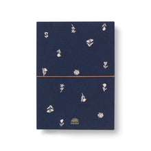 Load image into Gallery viewer, Fabric Lined Notebook, A5 Softcover - Twilight Blooms