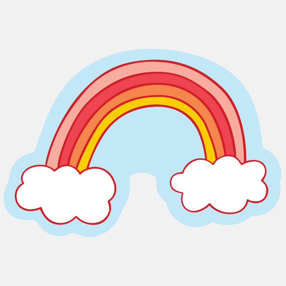 Cloud Rainbow Sticker