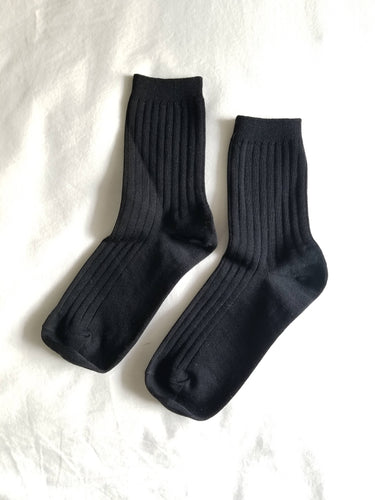 Her Socks - True Black