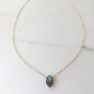 Marquise Necklace - 14K Gold Fill