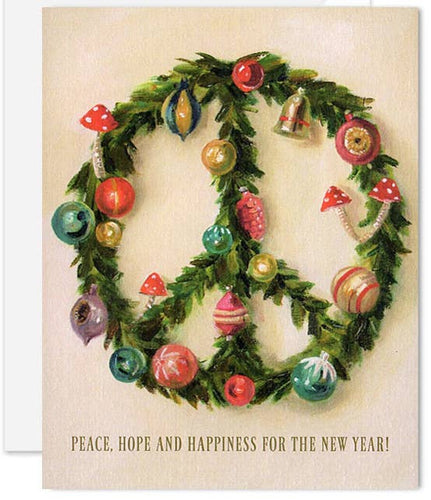 Peace Wreath Card