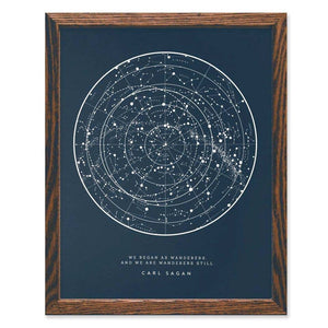 Wanderer Star Chart -  Navy