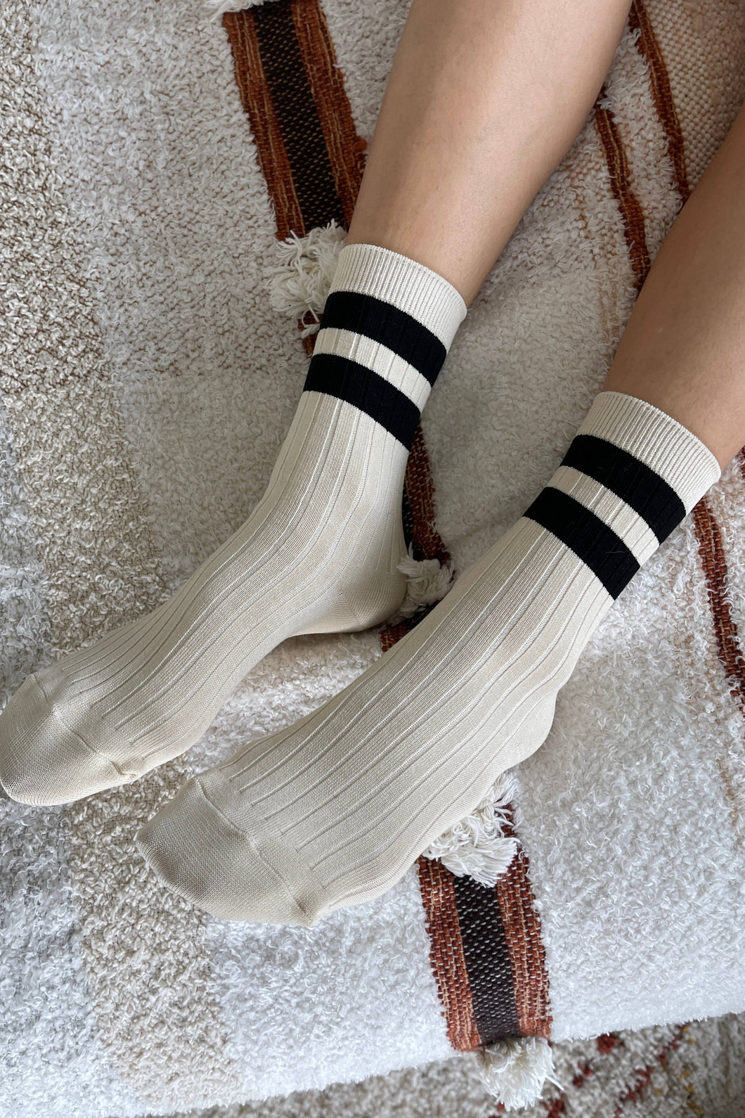 Her Socks - Varsity Cream