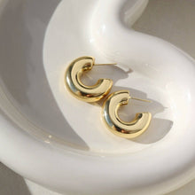 Load image into Gallery viewer, Cloud Hoops: 14k Gold Fill