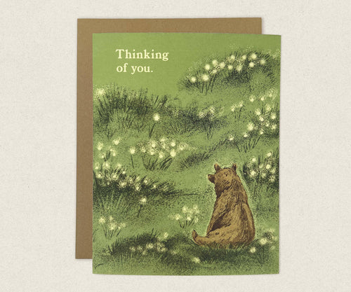 Thinking of You Bear Greeting Card