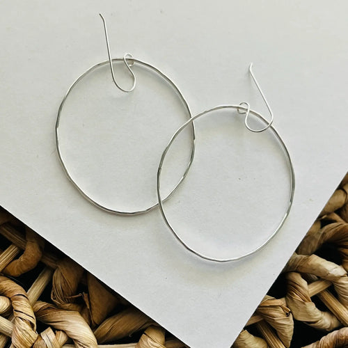 OVAL HOOPS | STERLING SILVER