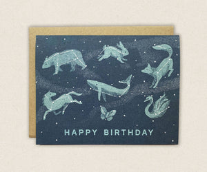 Happy Birthday Constellation Greeting Card