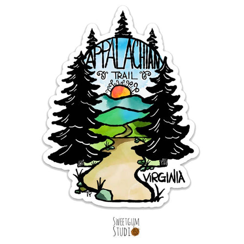 Appalachian Trail Virginia Die Cut Sticker