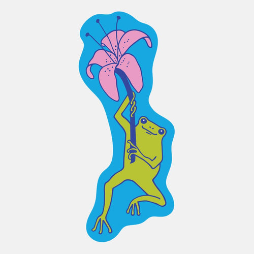 Daffodil Frog Sticker