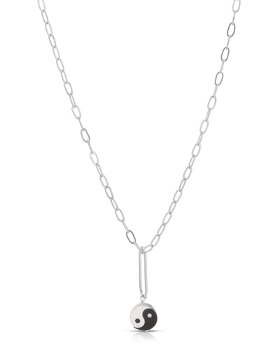 Yin Yang Necklace - Sterling Silver