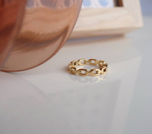 Chain Ring - 18K Gold Filled