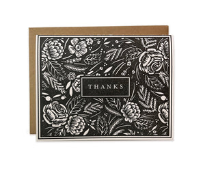 Botanical Thanks Card