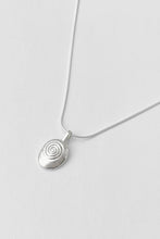 Load image into Gallery viewer, Sand Nautilus Necklace: Sterling Silver / Slim Snake Chain